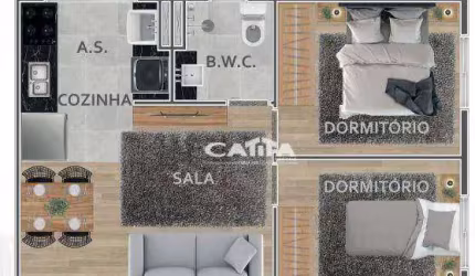 Apartamento com 2 quartos à venda, 38 m² por R$ 209.000 - Itaquera - São Paulo/SP