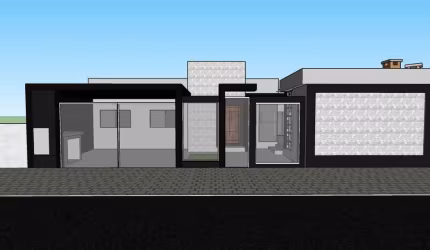 Casa para Venda no bairro Iguaçu em Araucária, 3 quartos sendo 1 suíte, 2 vagas, Sem Mobília, 140 m² de área total, 140 m² privativos,