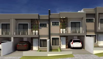 Sobrado para Venda no bairro Fazenda Velha em Araucária, 3 quartos sendo 1 suíte, 1 vaga, 123 m² de área total, 123 m² privativos,