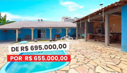 Casa com 2 dormitórios à venda, 152 m² por R$ 695.000,00 - Brejatuba - Guaratuba/PR