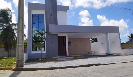Casa nova no Maluí Residence - Condomínio pé na areia.