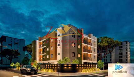 Apartamento com 2 quartos, 1 suíte, 50,35m², à venda em São José dos Pinhais, Parque da Fonte