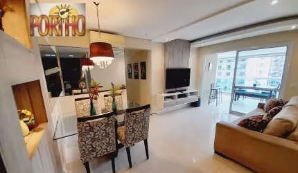 Apartamento Varanda Gourmet em Pitangueiras - 3 Dormitórios sendo 1 Suíte