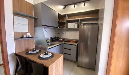 Alugo Studio com varanda, mobiliado no Caminho das Árvores