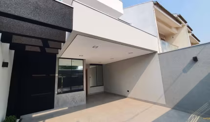 Casa à venda em Maringá, Jardim Três Lagoas - 117m² - Área Gourmet e Acabamento em Gesso