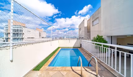Cobertura duplex de 180m² 2 suítes com piscina a venda no Tatuapé