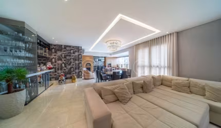 Apartamento á venda no Jardim Anália Franco - Tatuapé, 186 m² , 3 suites, 4 vagas, mobiliado