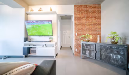 Apartamento pronto para morar, todo mobiliado, com 2 dormitórios e 1 vaga