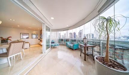 Excelente apartaento Jardim Analia Franco - 200 m² - 4 dormitórios - Mobiliado