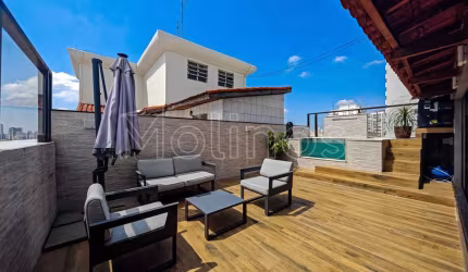 Apartamento Cobertura Duplex com churrasqueira, quintal e Hidro spa