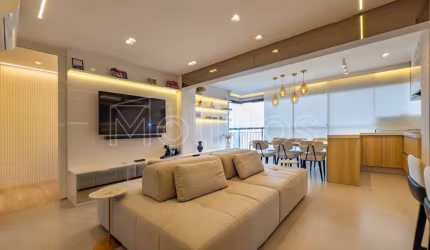 Apartamento com lindo projeto de arquitetura, 85m sendo 2 suites a venda no Tatuape
