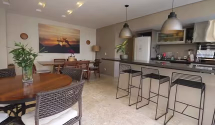 Atraente cobertura para venda com 4 quartos, sendo 4 suítes, 318m²