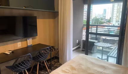 Versátil studio para venda com 1 quarto, 26m²
