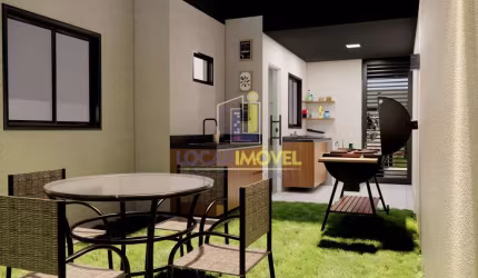 Casa nova, moderna no Bairro Boa Vista, com 3 quartos 1 suite, sala com pé direito duplo, banheira