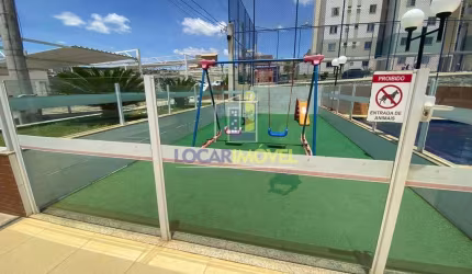 Apartamento no Residencial Cidadela, 2/4 sendo 1 suíte, 9º andar com elevador, área de lazer, Bairr
