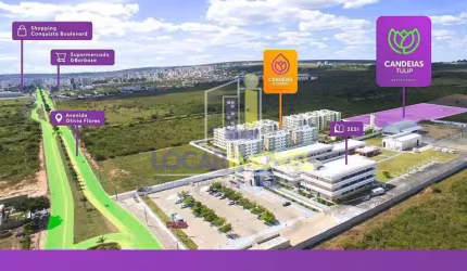 Lançamento no Candeias, apartamento de 2 quartos em condomínio fechado na Olívia Flores com entrada