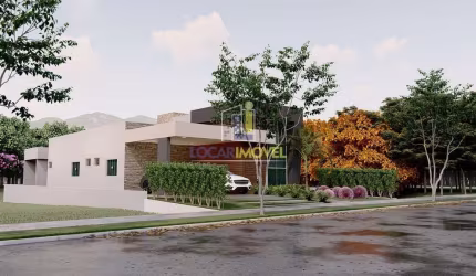 Casa Alto padrão com piscina e  3 suítes sendo uma máster com closet  em ótima localização dentro d