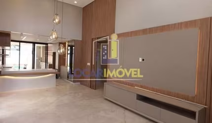 Casa 3 suítes, sala cozinha e gourmet com planejados alto padrão Alphaville II condomínio com infra