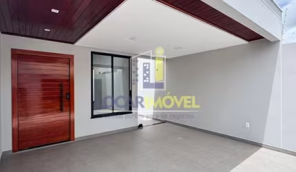 Excentente casa moderna nova podendo financiar, 3 quartos sendo 1 suíte, área gourmet, garagem para
