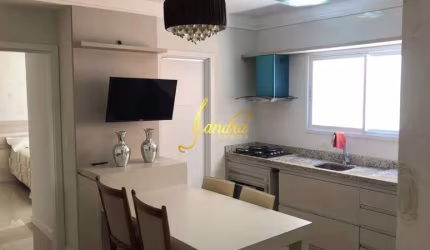 Apartamento mobiliado e decorado 01 dormitório sem garagem