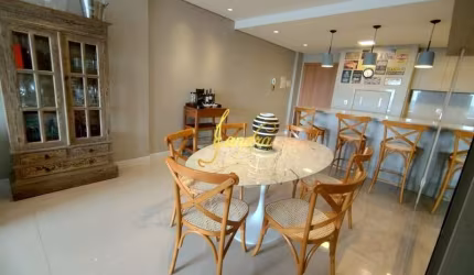 Apartamento Atlantida frente com infra na avenida Central
