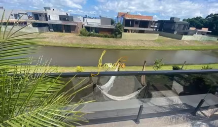 Sobrado novo Condomínio Próximo a infra e a Lagoa com 4 suites
