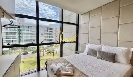 Apartamento loft(JK) com box e infra MOBILIADO E DECORADO