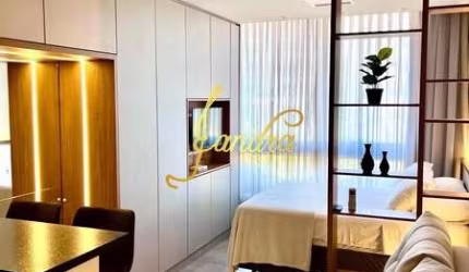 Apartamento loft(JK) com box e infra MOBILIADO E DECORADO
