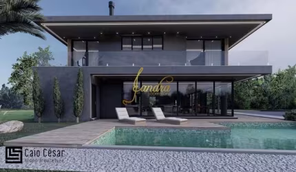 Sobrado no condomínio Malibu com 05 suites e piscina