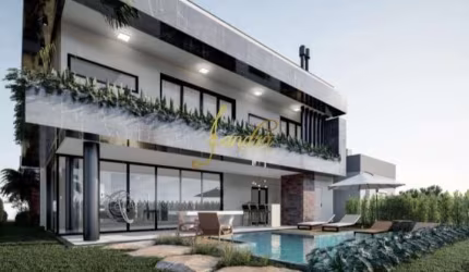 Casa térrea em condomínio fechado com 04 suites - obra dezembro 2022.