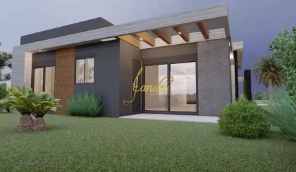 Casa térrea nova  com 04 suites condominio fechado com mobília fixa