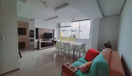 Ótimo apartmamento com 3 dorm um sendo suite, mobiliado beira mar