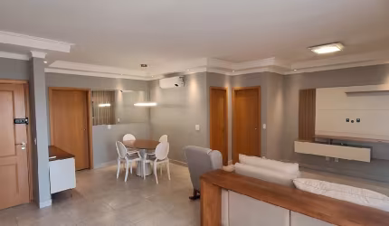 Locação condomínio clube mobiliado 2 suites 2 vagas Alphaville- Tamboré