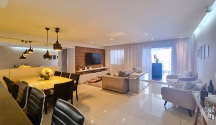 Apartamento reformado no Anália Franco 124m², 3 dorms (1suíte), 3 banheiros, 2 vagas