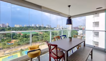 Apartamento Mobiliado com Vista Eterna para o Parque CERET