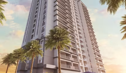 Apartamento em condomínio resort no Belém com 2 suítes