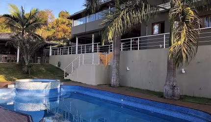 Espetacular mansão para venda e locação , 5 suítes, 9 banheiros, 6 vagas, 890m² -Chácara Santa Lúci
