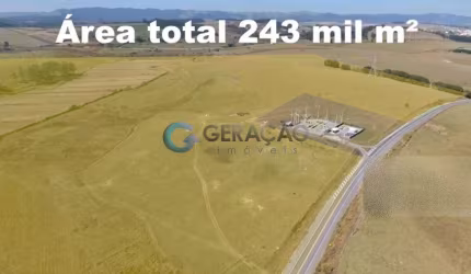 Área industrial para venda com 242.847,00m² em Caçapava