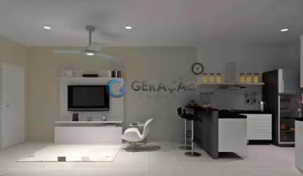 Lindo sobrado em condomínio de 02 Dorm. e 02 Suítes - 73,00 no centro de Jacareí!