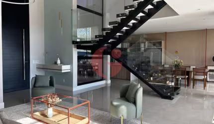 Casa ampla e moderna com 4 quartos e 2 suítes - 317m² com vista permanente no Recanto Santa Barbara | Jambeiro - SP