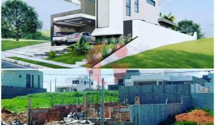 Casa em condomínio para venda com 03 suítes e piscina - 180m² em Caçapava.