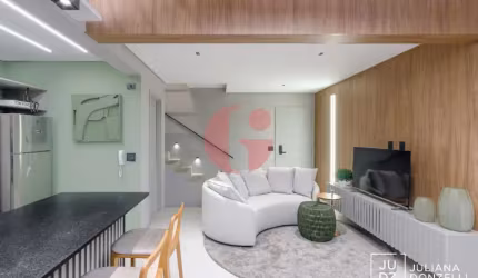 Apartamento duplex para venda com 01 quarto e 01 vaga de garagem - 78m² no bairro Jardim Aquarius