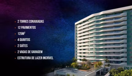 Excelente apartamento com 4 quartos em Graças - Recife - PE