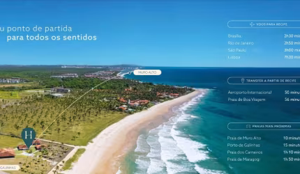 Excelente apartamento com 3 quartos na praia do Cupe - Ipojuca - PE