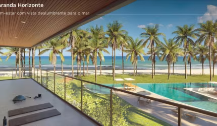 Excelente apartamento à beira mar com 2 quartos em Praia dos Carneiros - Tamandaré - PE