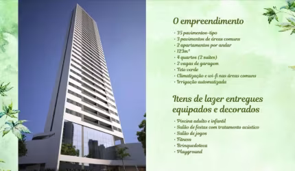 Excelente apartamento com 4 quartos na Torre - Recife - PE