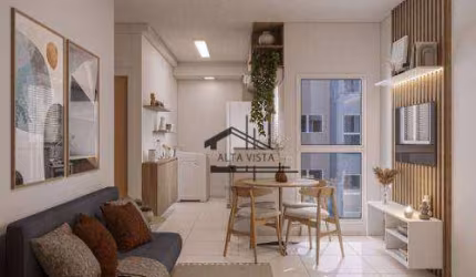 Apartamento com 2 dormitórios à venda, 46 m² por R$ 215.800 - Granja Marileusa - Uberlândia/MG