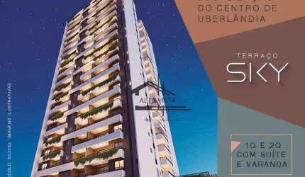 Apartamento com 2 dormitórios à venda, 66 m² por R$ 565.797 - Centro - Uberlândia/MG