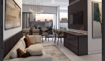 Apartamento com 2 dormitórios à venda, 59 m² por R$ 348.000 - Novo Mundo - Uberlândia/MG