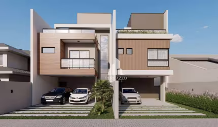 Sobrado com 3 dormitórios à venda, 155 m² por R$ 990.000,00 - Costeira - São José dos Pinhais/PR